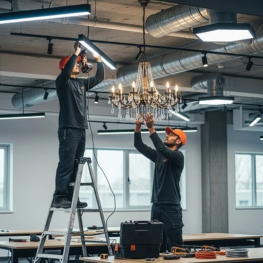 Lighting Installation (LED, Spotlights, Chandeliers)